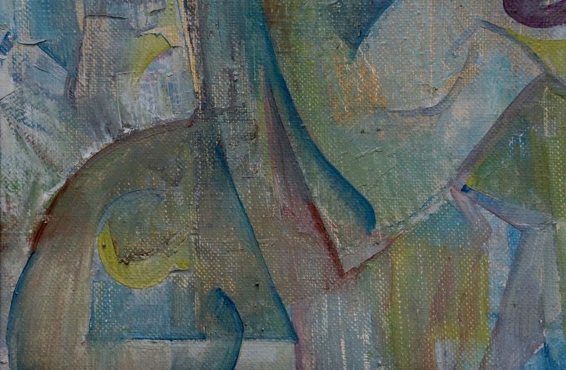 Abstract oil painting Sadness Sokur Olga - 2