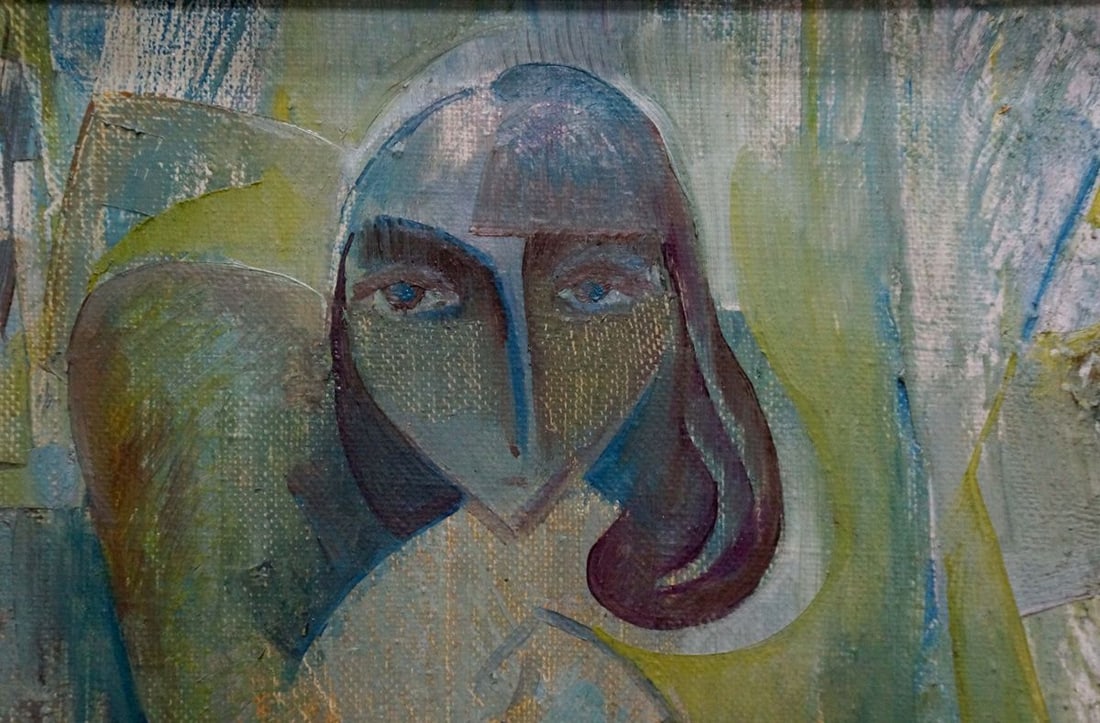 Abstract oil painting Sadness Sokur Olga - 4