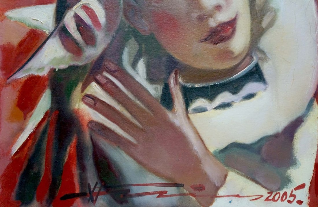 Abstract oil painting Portrait Nikolai Nikolaevich Prokopenko - 2