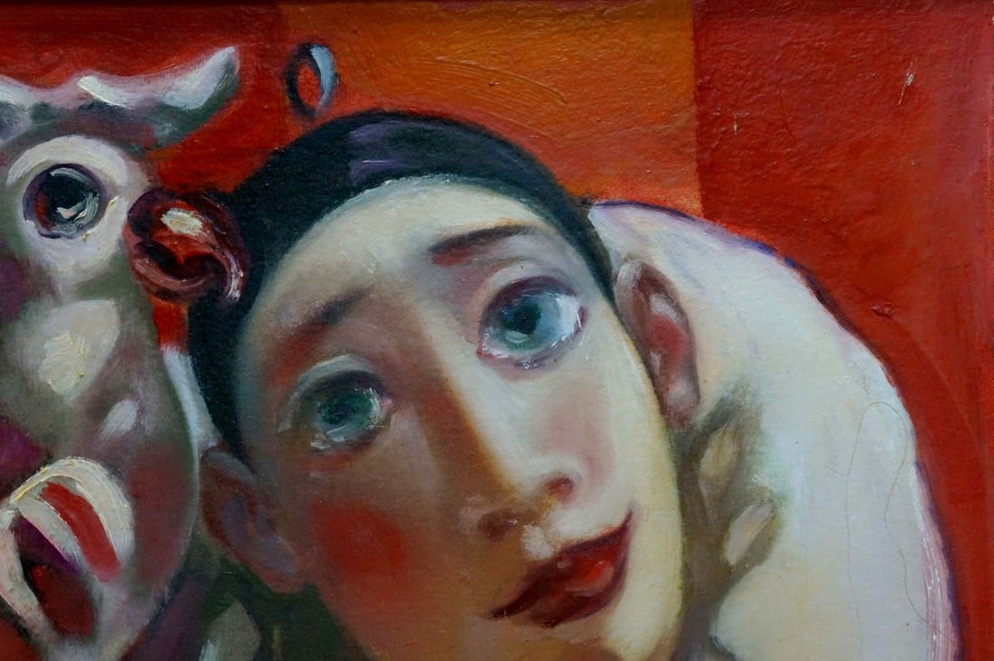Abstract oil painting Portrait Nikolai Nikolaevich Prokopenko - 4