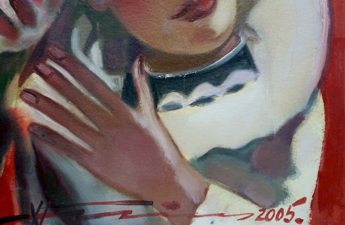 Abstract oil painting Portrait Nikolai Nikolaevich Prokopenko - 5