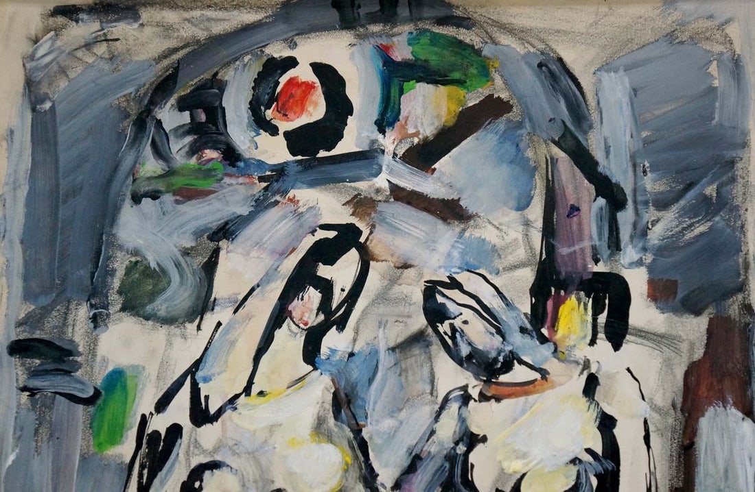 Abstract acrylic painting Two women Marinyuk Victor Vasilievich - 4