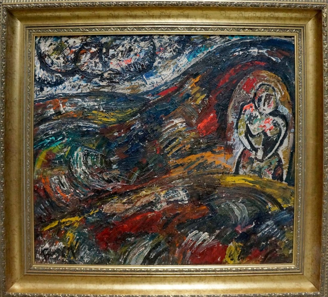 Abstract oil painting Space Bauer Vladimir Alexandrovich (1 of 10)