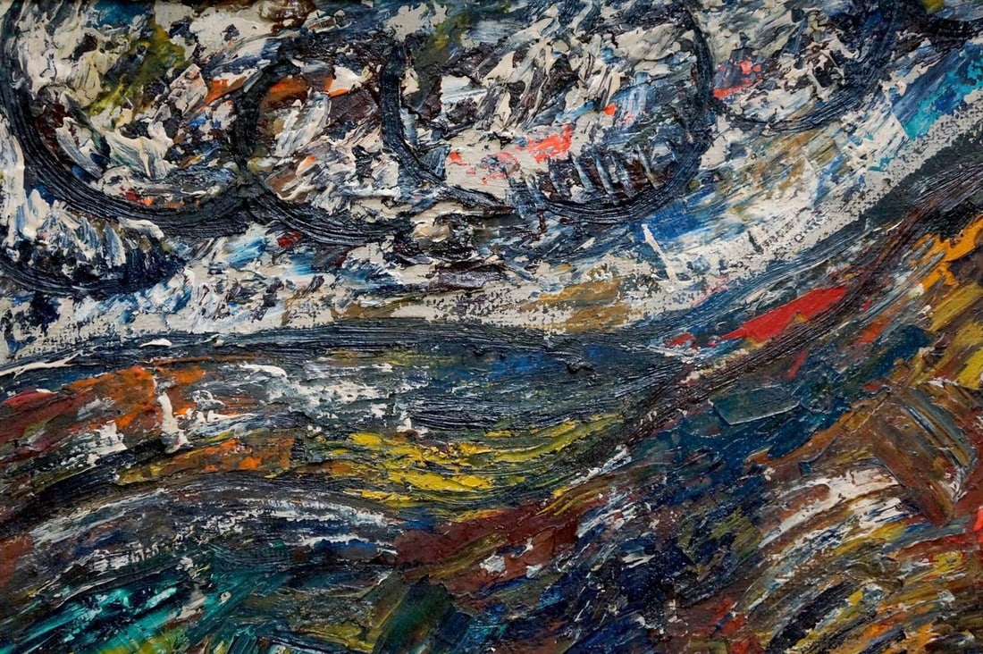 Abstract oil painting Space Bauer Vladimir Alexandrovich - 3