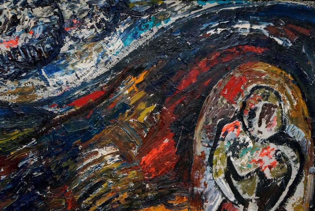 Abstract oil painting Space Bauer Vladimir Alexandrovich - 4