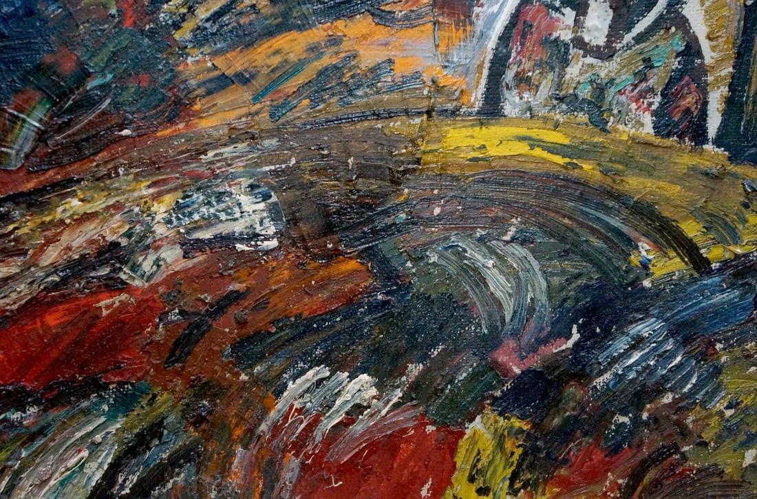 Abstract oil painting Space Bauer Vladimir Alexandrovich - 5