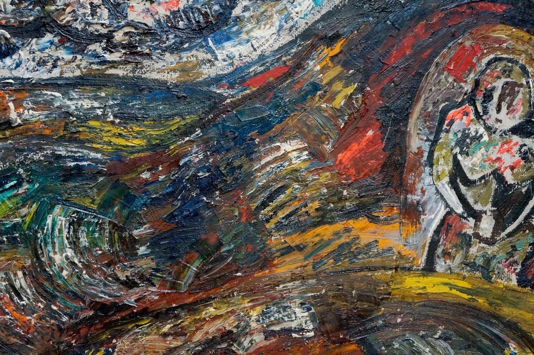 Abstract oil painting Space Bauer Vladimir Alexandrovich - 6