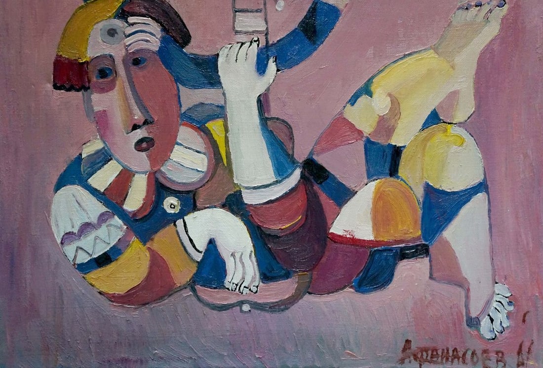 Abstract oil painting Music Afanasyev Vladimir Nikolaevich - 2