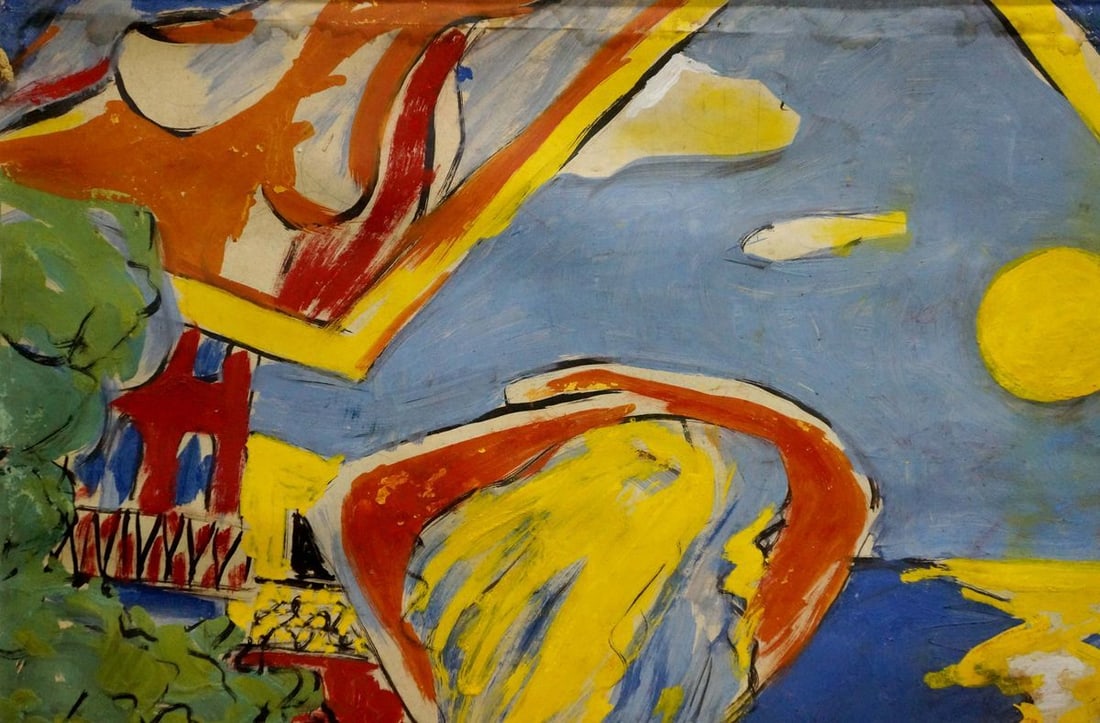 Abstract oil painting Woman and Mirrors Sirenko Valentin Stepanovich - 3