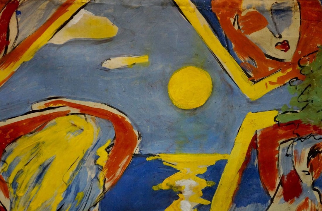 Abstract oil painting Woman and Mirrors Sirenko Valentin Stepanovich - 4