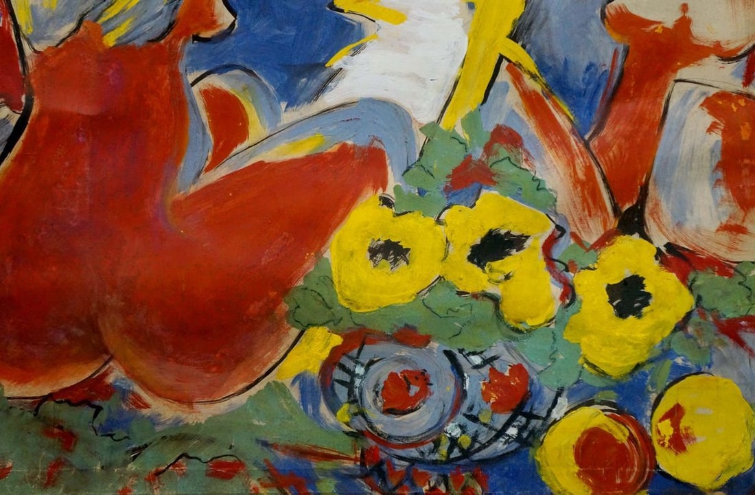 Abstract oil painting Woman and Mirrors Sirenko Valentin Stepanovich - 5