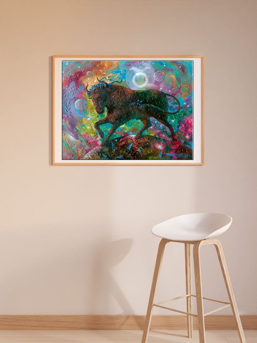 Abstract oil painting Taurus Anatoly Borisovich Tarabanov - 3