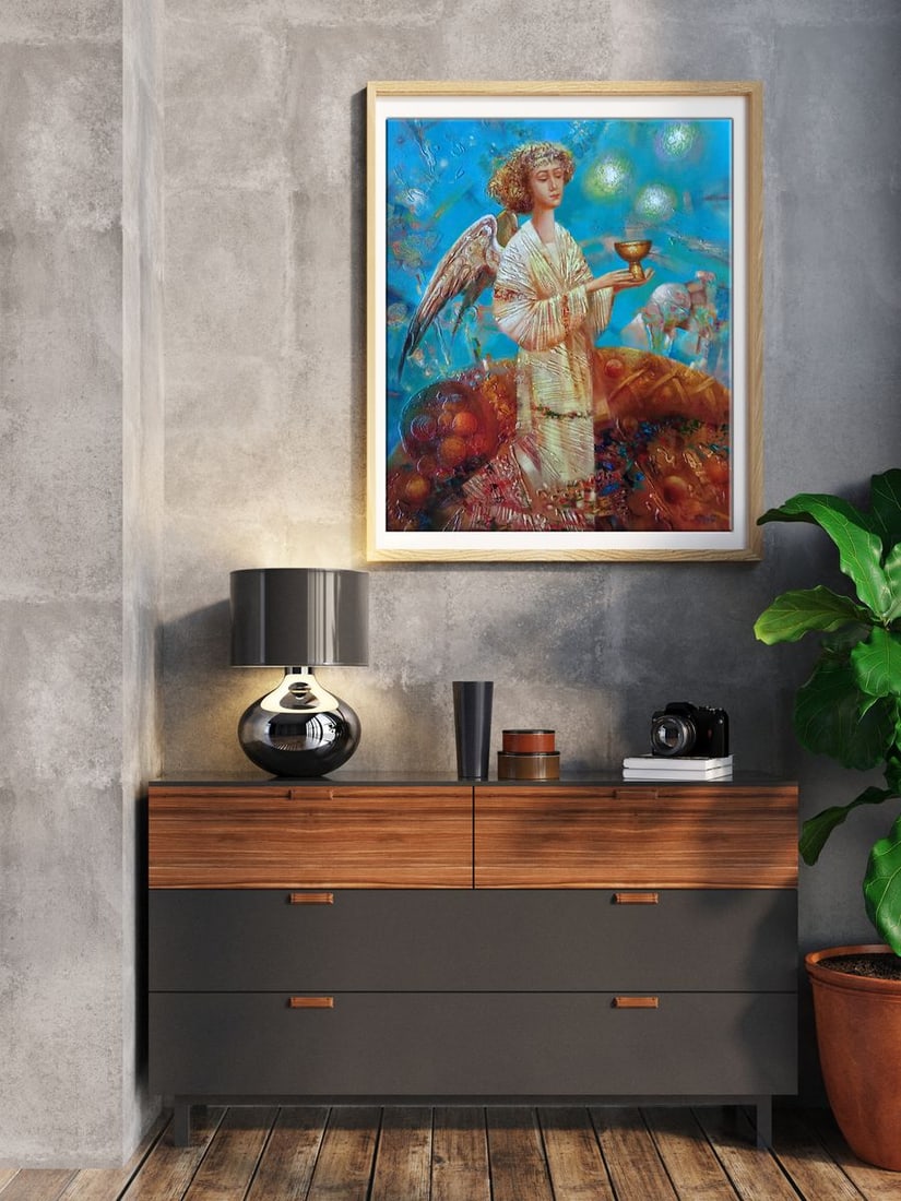 Abstract oil painting Day Angel Anatoly Borisovich Tarabanov - 2