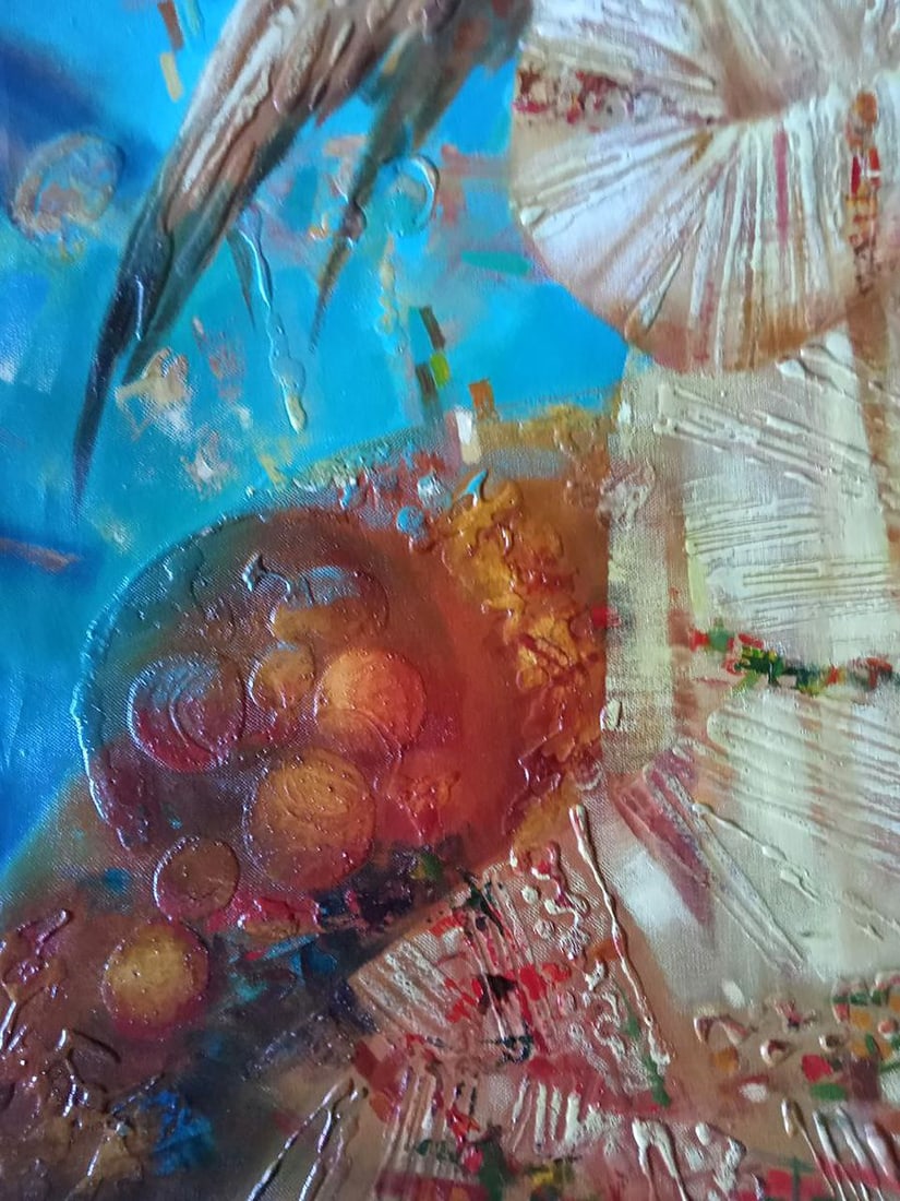 Abstract oil painting Day Angel Anatoly Borisovich Tarabanov - 4