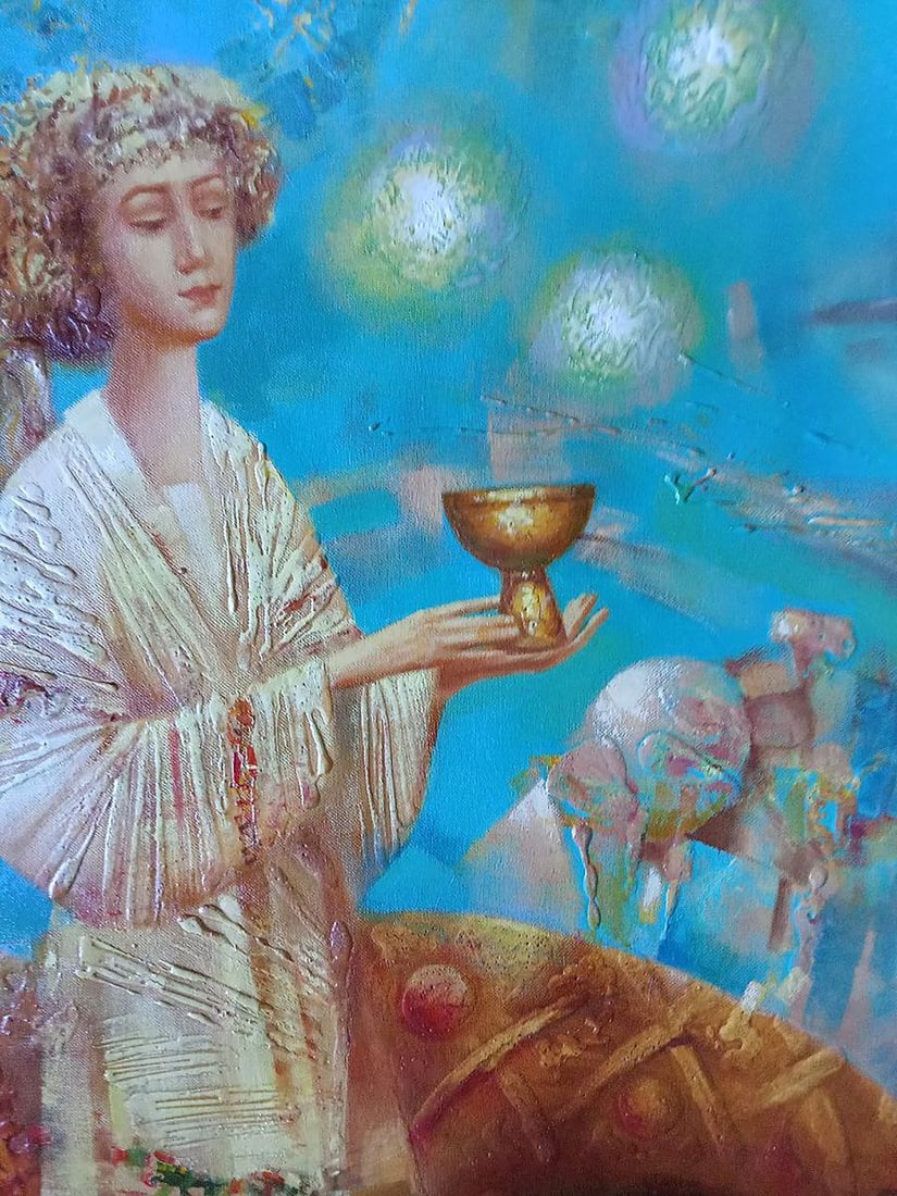 Abstract oil painting Day Angel Anatoly Borisovich Tarabanov - 5