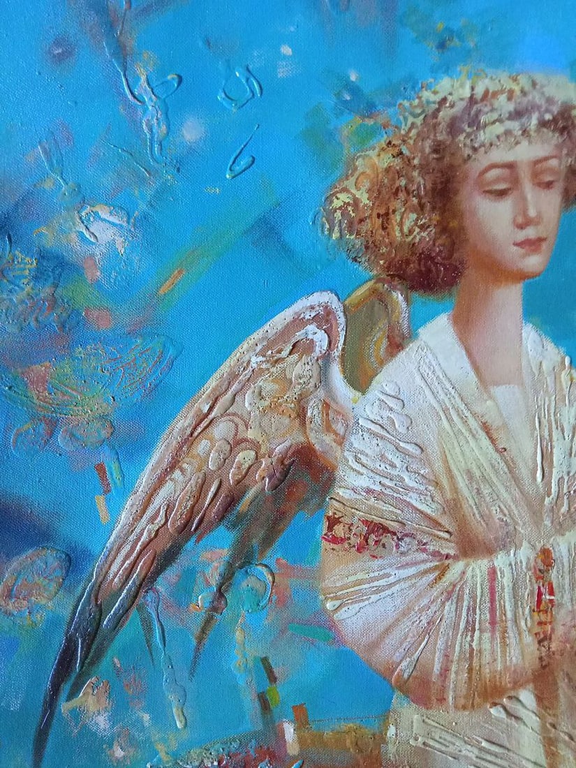 Abstract oil painting Day Angel Anatoly Borisovich Tarabanov - 6