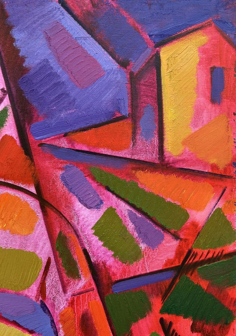 Abstract oil painting Figure Peter Tovpev - 4