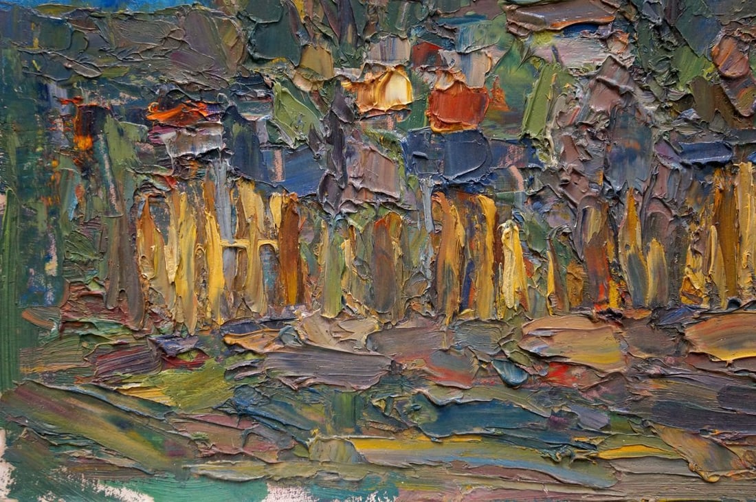 Abstract oil painting Evening Dupliy Sergey Alexandrovich - 2