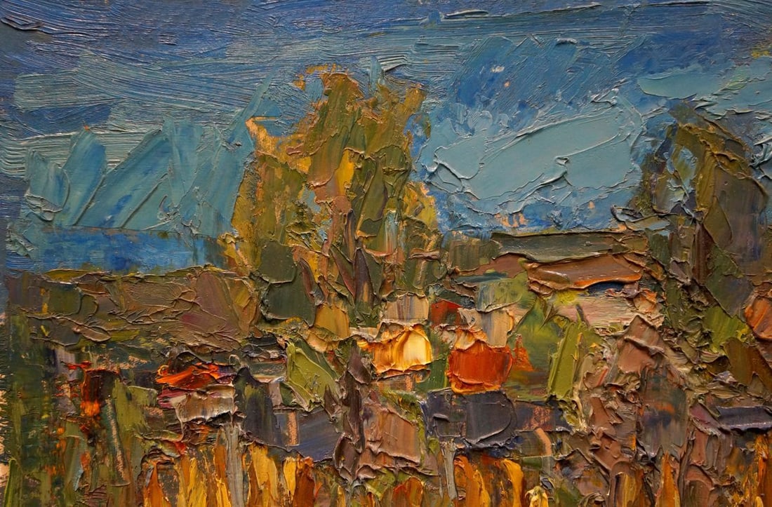 Abstract oil painting Evening Dupliy Sergey Alexandrovich - 3