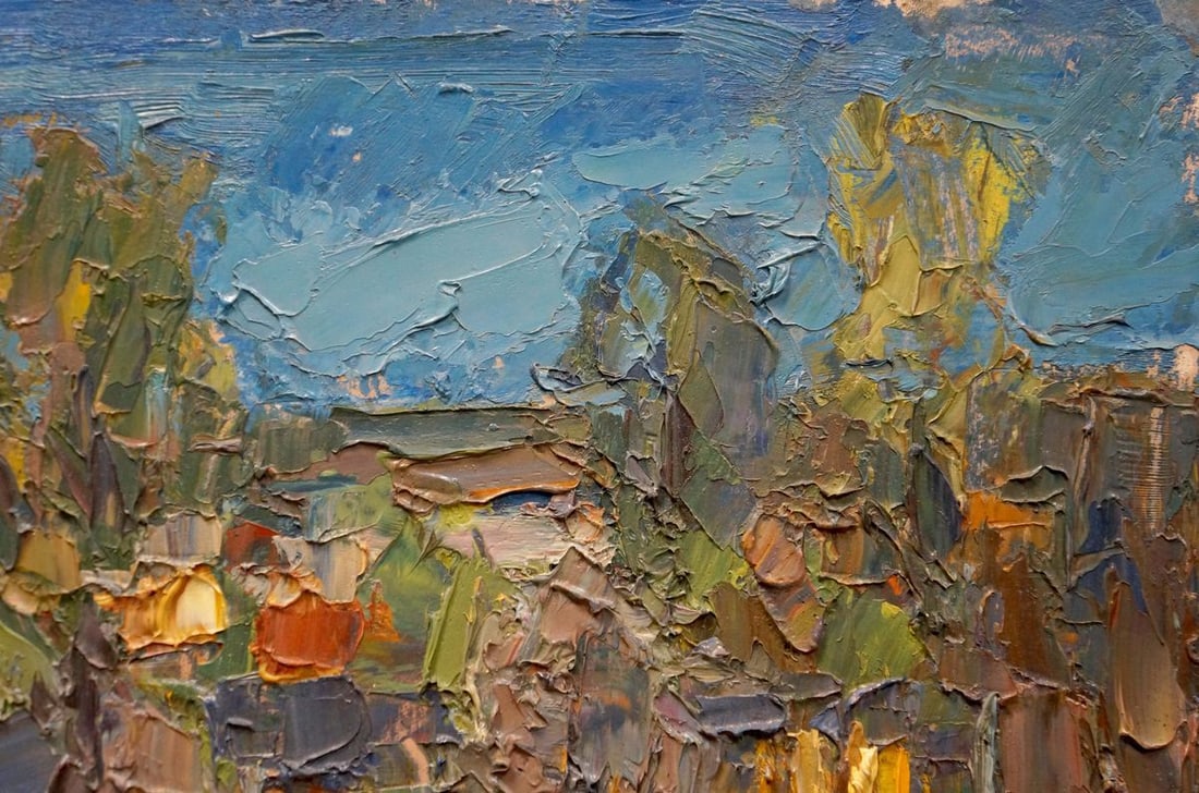 Abstract oil painting Evening Dupliy Sergey Alexandrovich - 4