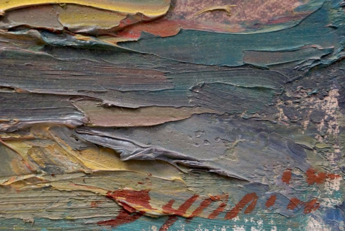Abstract oil painting Evening Dupliy Sergey Alexandrovich - 6