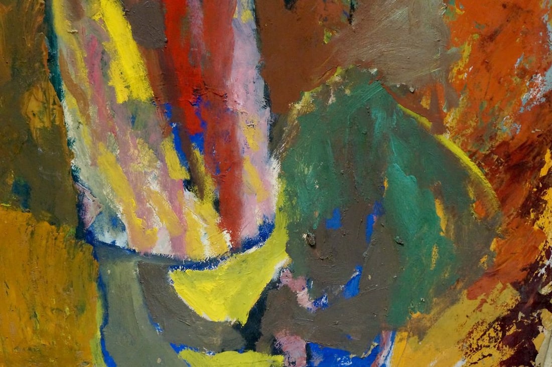 Abstract oil painting Person Pokulity Konstantin Ivanovich - 6