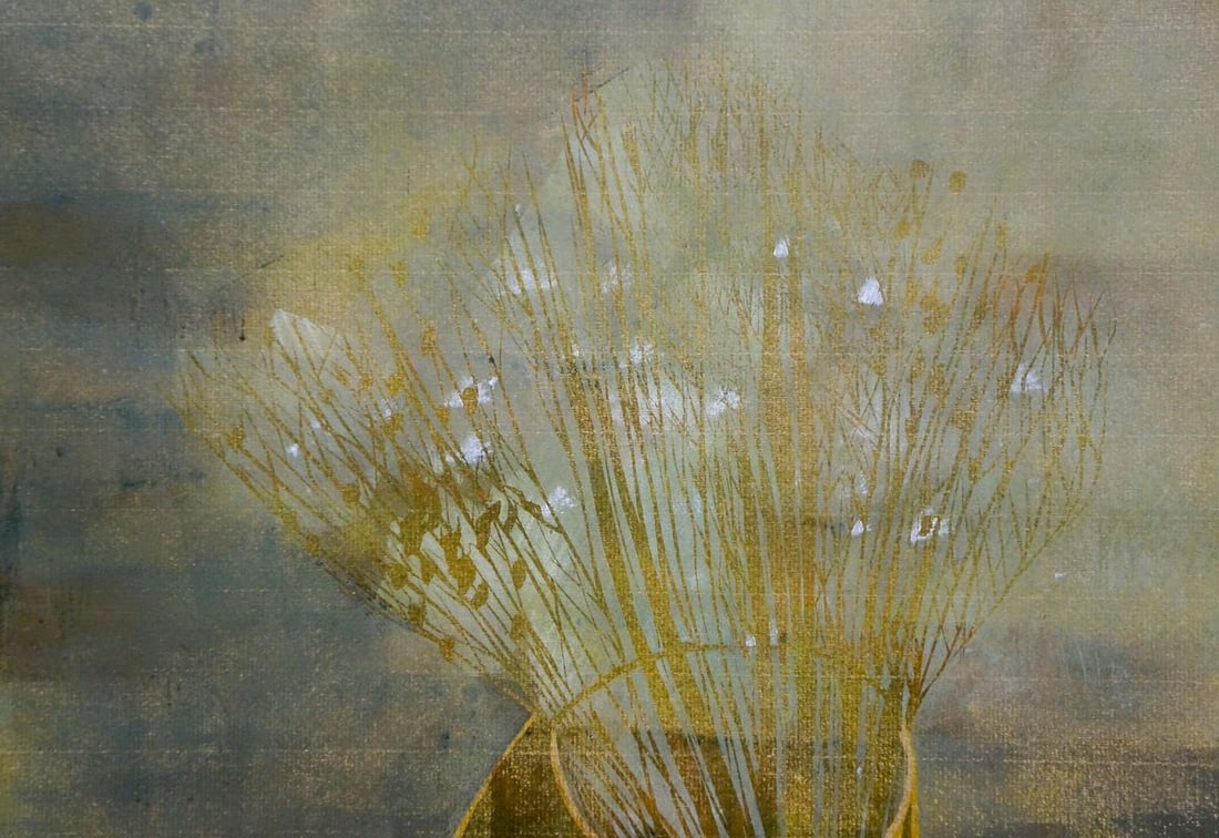Abstract painting Still life with pears Albina Yaloz - 5