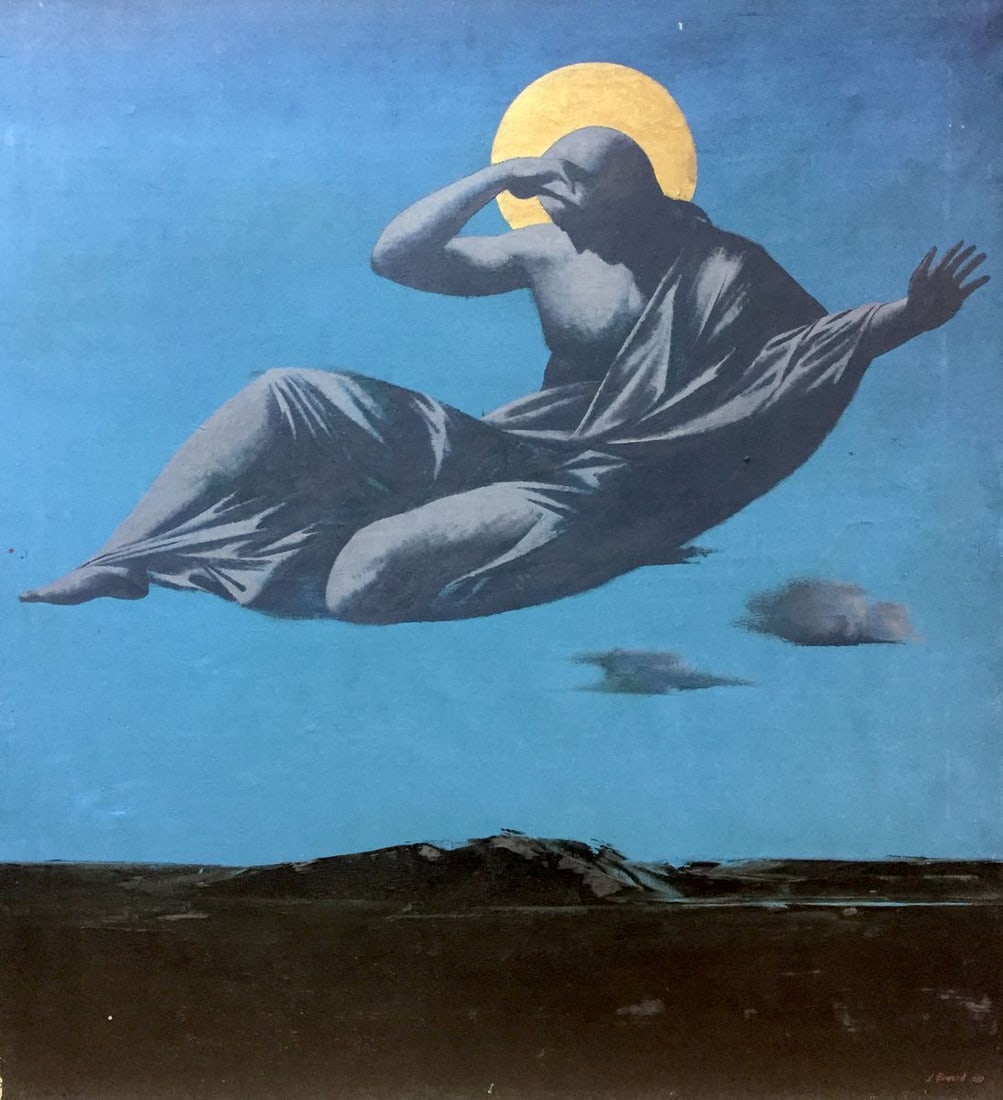 Oil painting Creation Alexey Fedorovich Vlasov: Title: Oil painting Creation Alexey Fedorovich Vlasov Description: ?Bag 14 *** ABOUT THIS PAINTING *** * TITLE: "Creation" * ARTISTS: Alexey Fedorovich Vlasov * SIZE: 110x100 cm/'43.30x39.37 inches'