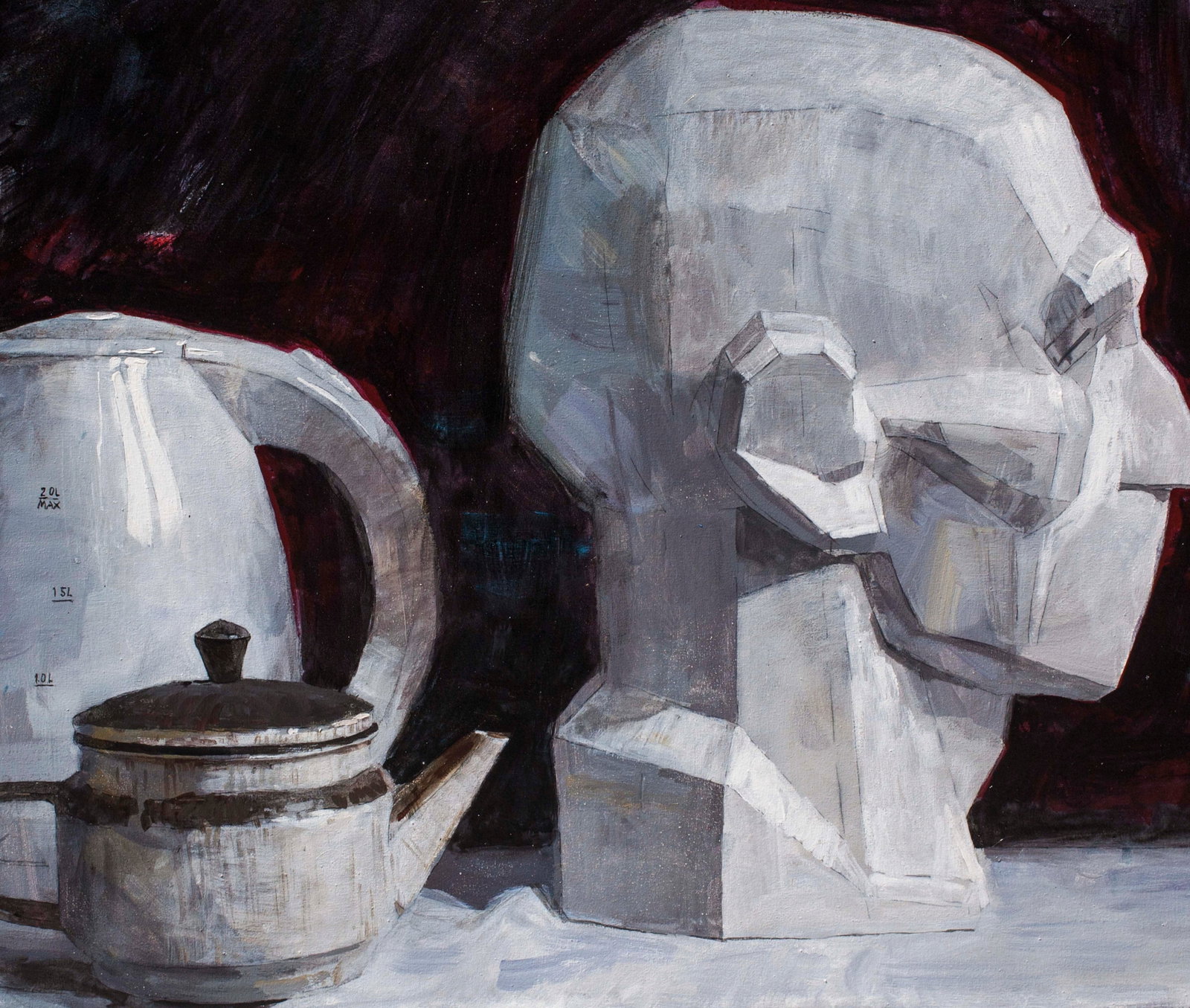Oil painting Conflict Ukrainian Artist - 2