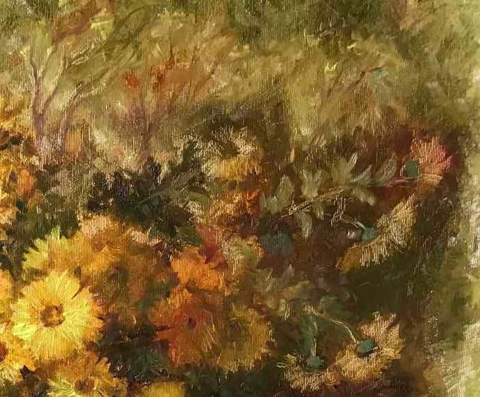 Oil painting Autumn still life Maria Mitrick - 2