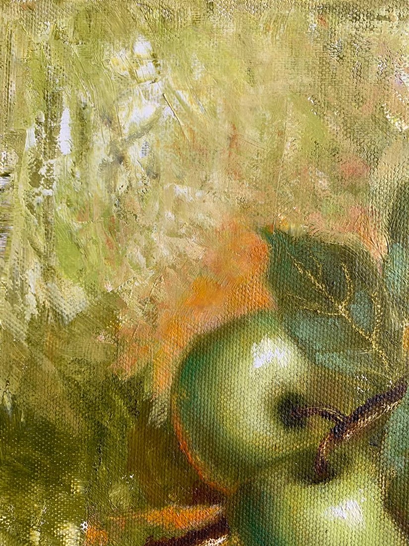 Oil painting Fresh apples Maria Mitrick - 7