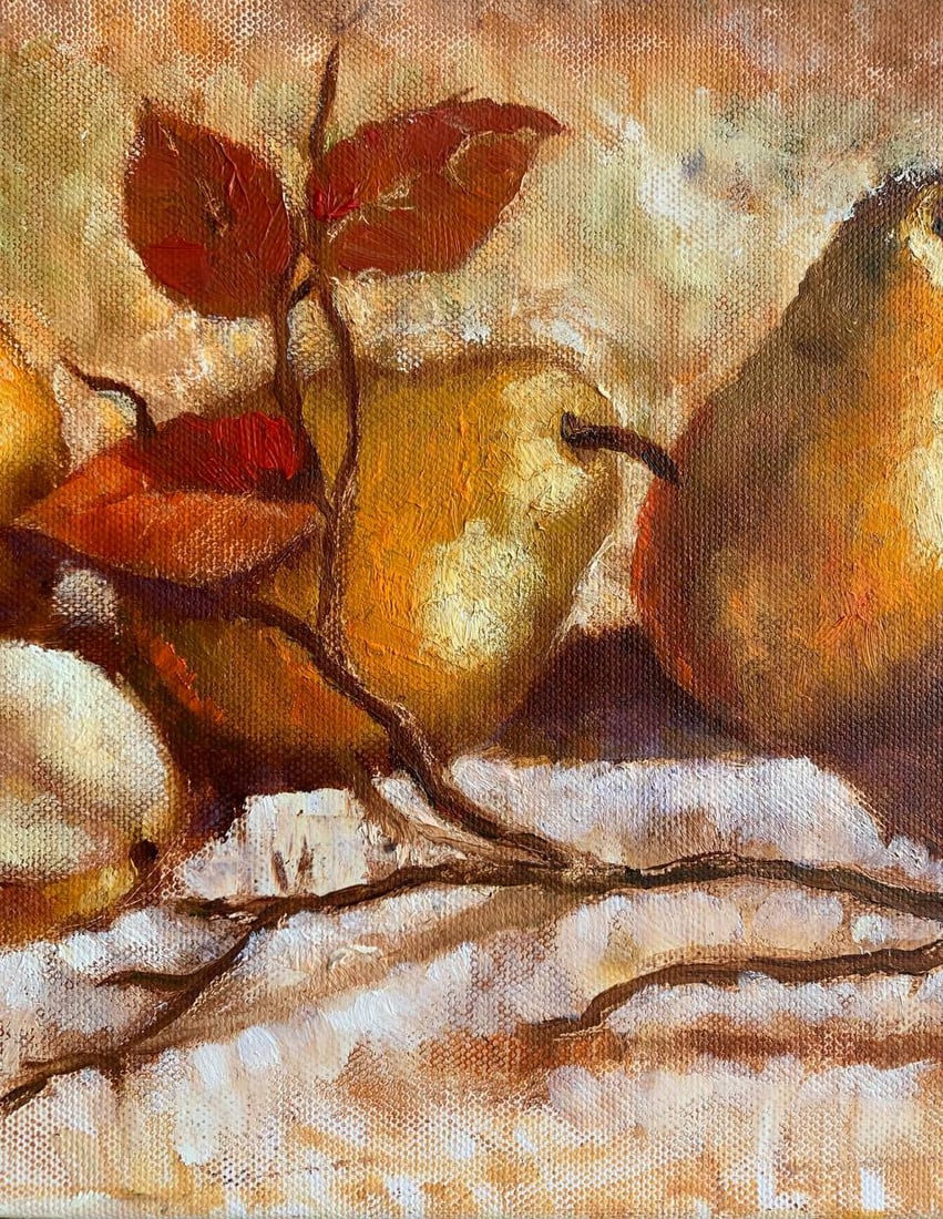 Oil painting Pears Maria Mitrick - 2