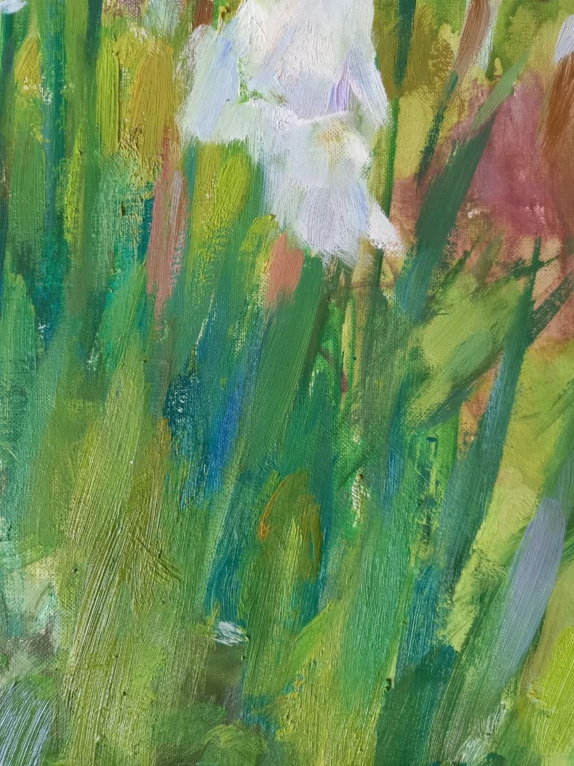 Oil painting Irises Alex Ditriev - 3