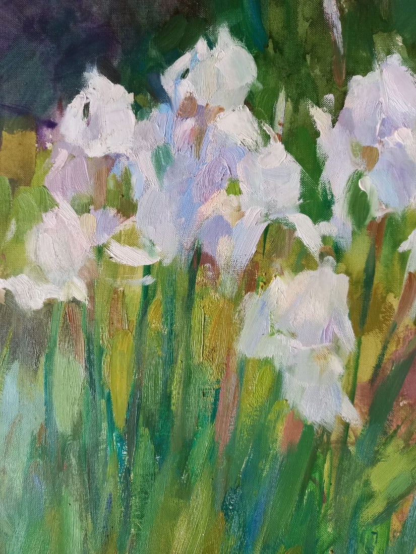 Oil painting Irises Alex Ditriev - 4