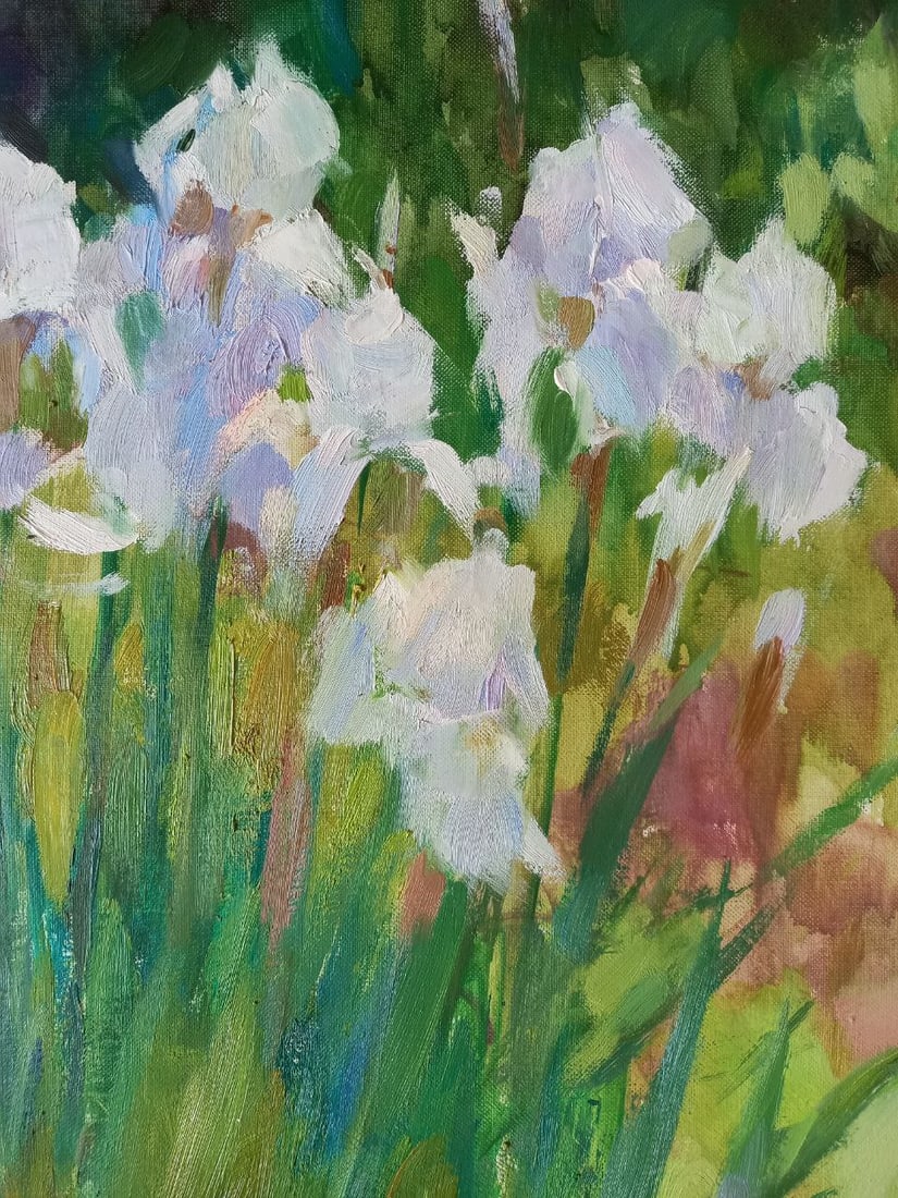 Oil painting Irises Alex Ditriev - 5