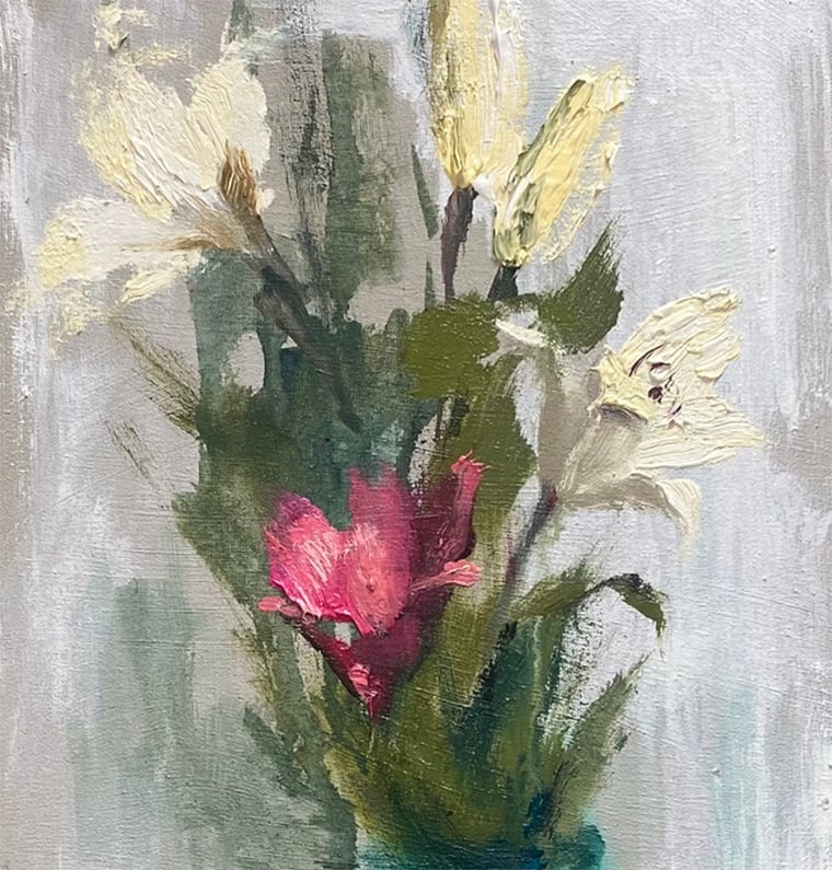 Oil painting Bouqute Yulia D. - 7