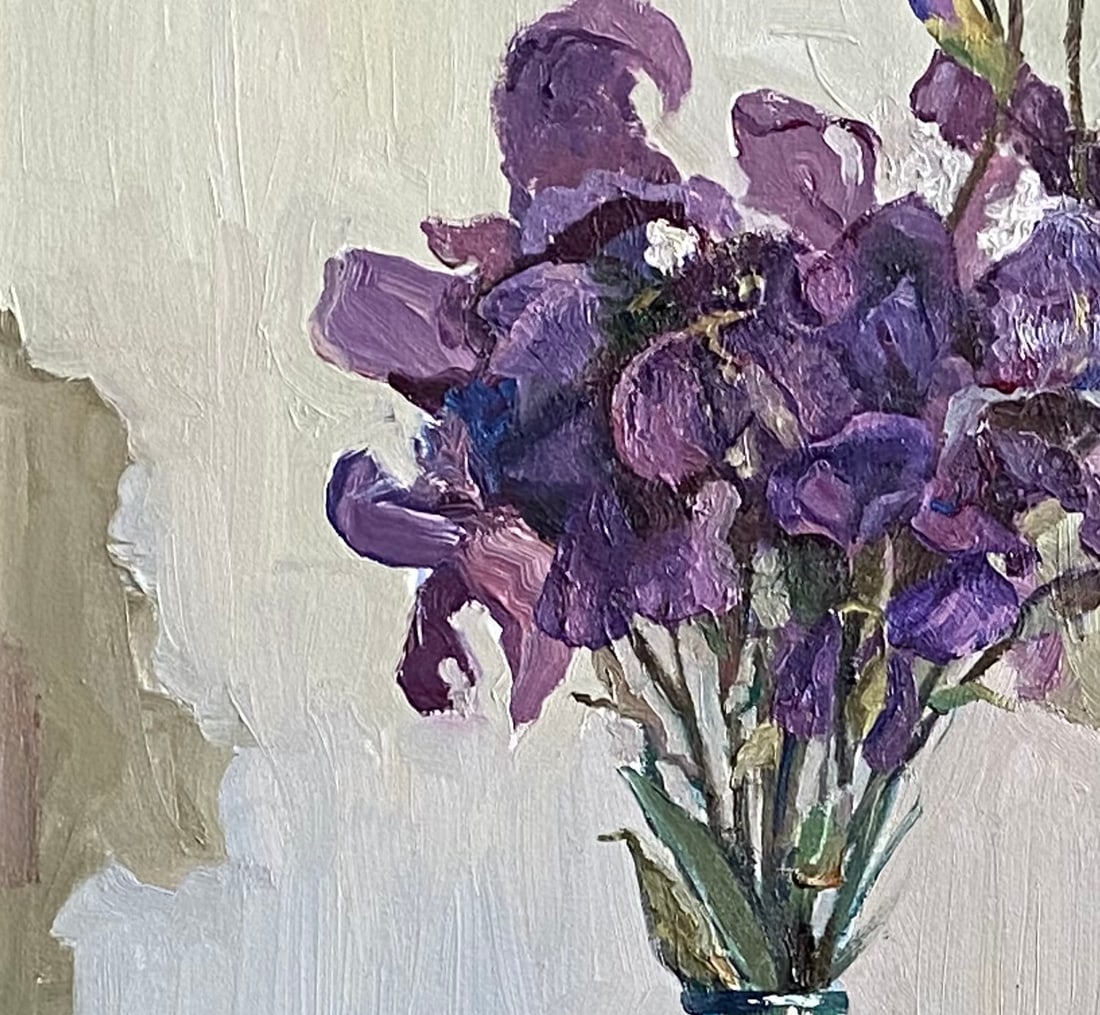 Oil painting Flowers Yulia D. - 2
