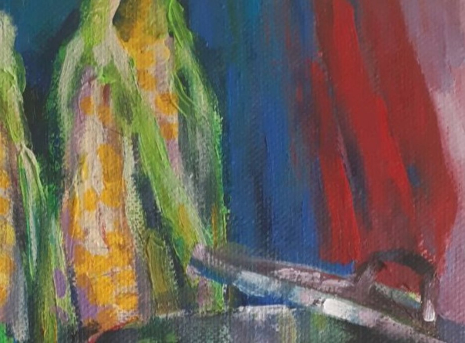 Acrylic painting Lots of vegetables Vyacheslav Petrovich Babac - 5