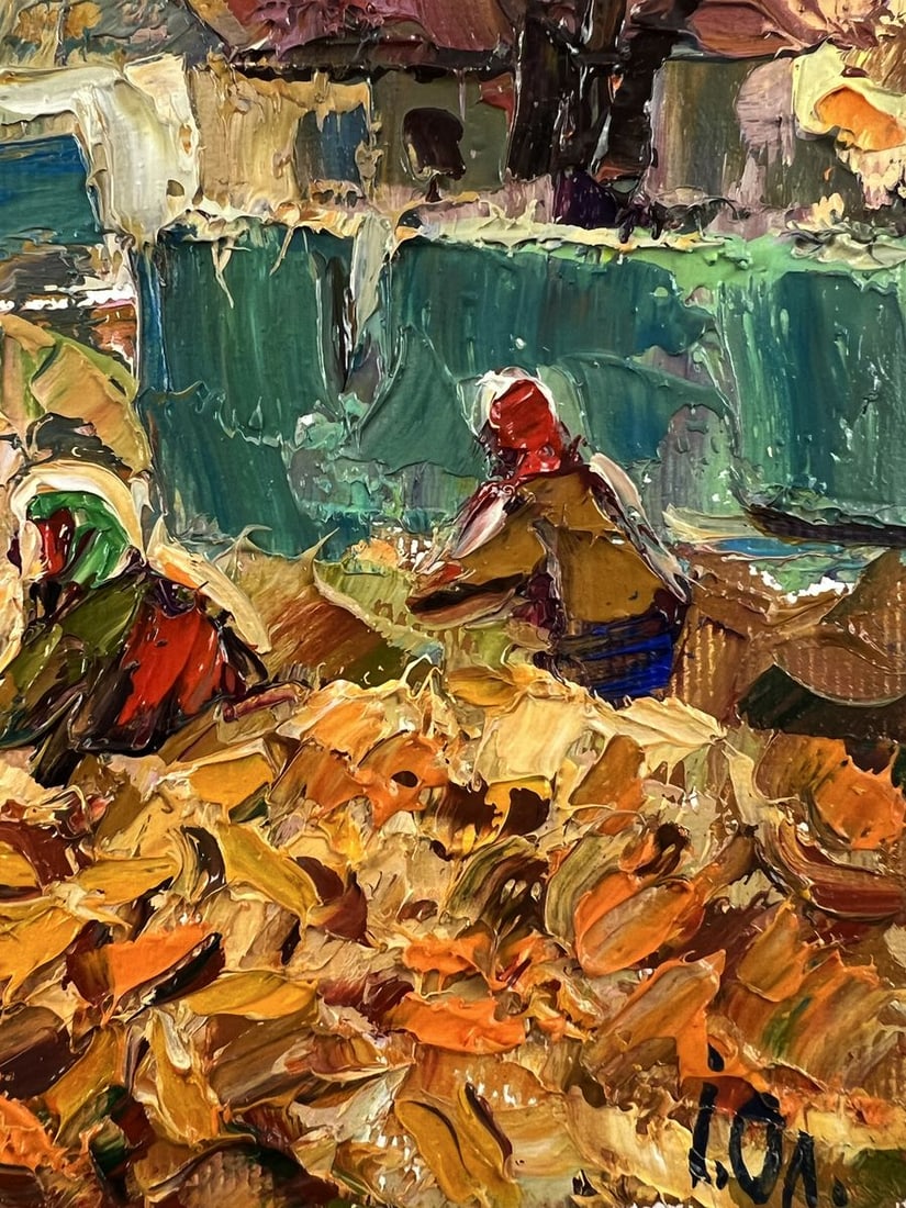 Oil painting Next to the Yard in the Village Oleksiy Ivanyuk - 10