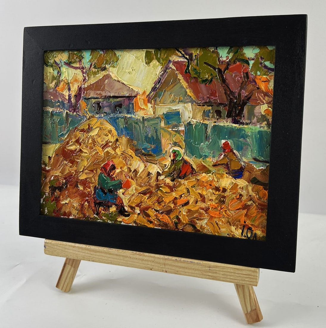 Oil painting Next to the Yard in the Village Oleksiy Ivanyuk - 2