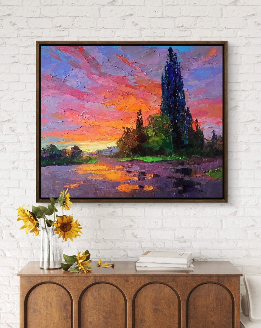 Oil painting Morning After the Rain Boris Serdyuk - 2