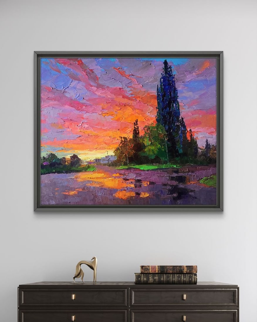 Oil painting Morning After the Rain Boris Serdyuk - 3