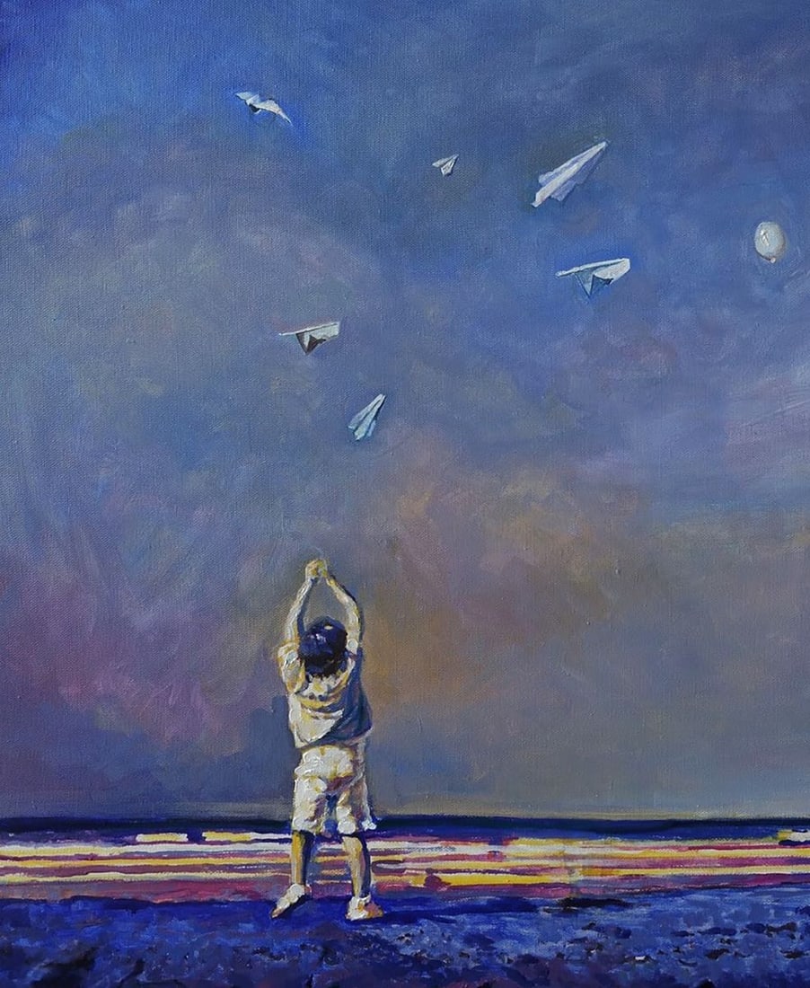 Oil painting White wings Anatoly Varvarov - 6