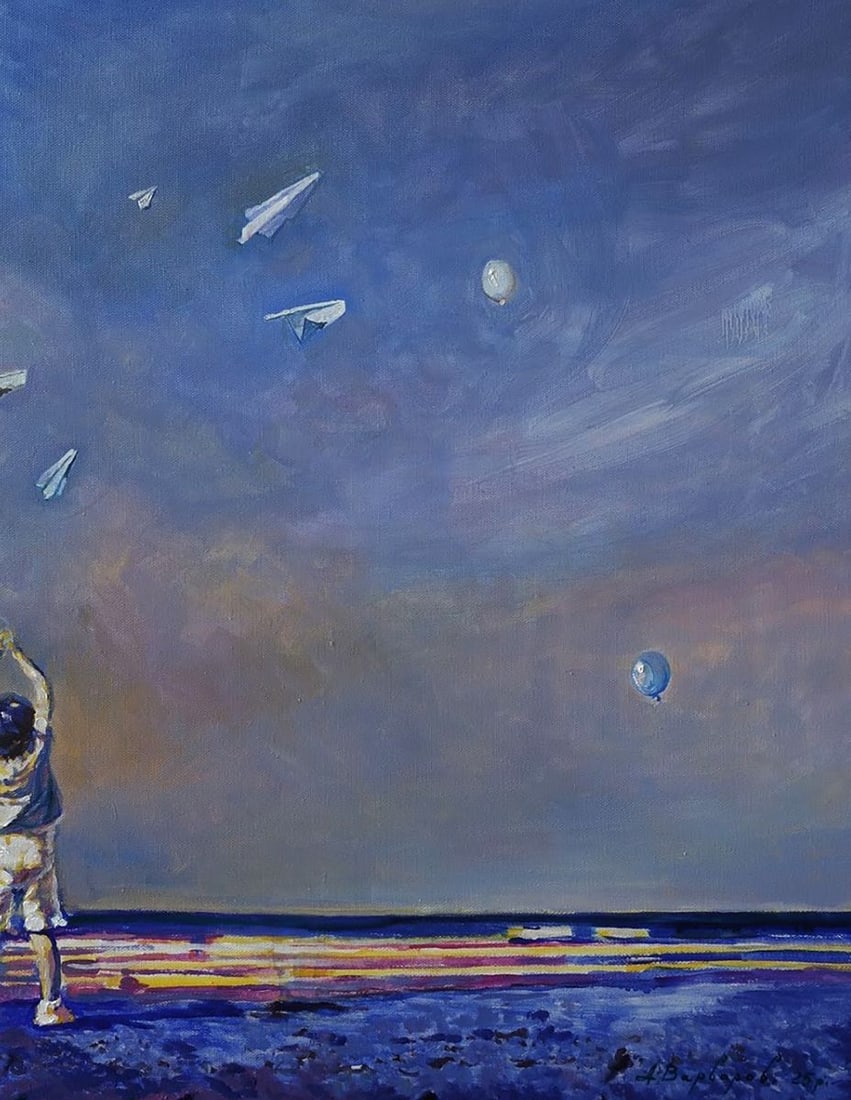 Oil painting White wings Anatoly Varvarov - 7