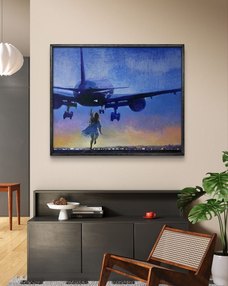 Oil painting Flight to the sky Anatoly Varvarov - 2