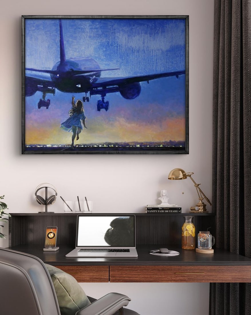 Oil painting Flight to the sky Anatoly Varvarov - 3