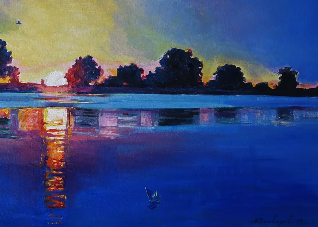 Oil painting Dialogue with silence Anatoly Varvarov - 7