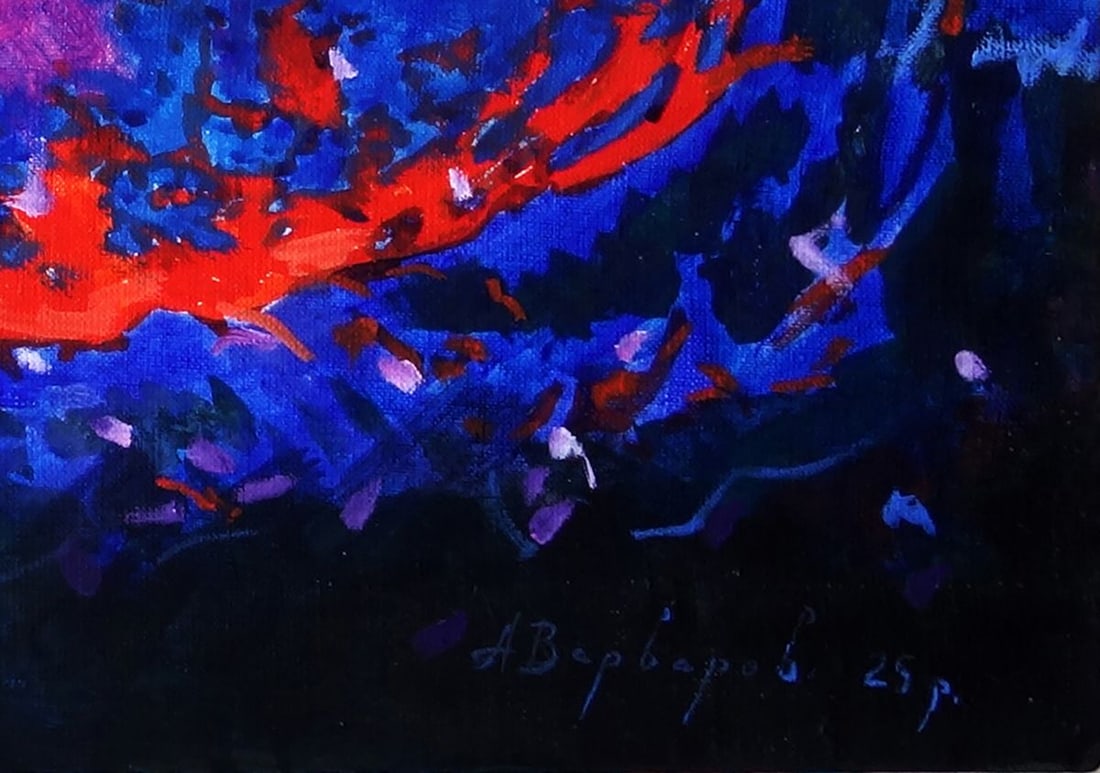 Oil painting Samurai Spring Anatoly Varvarov - 8