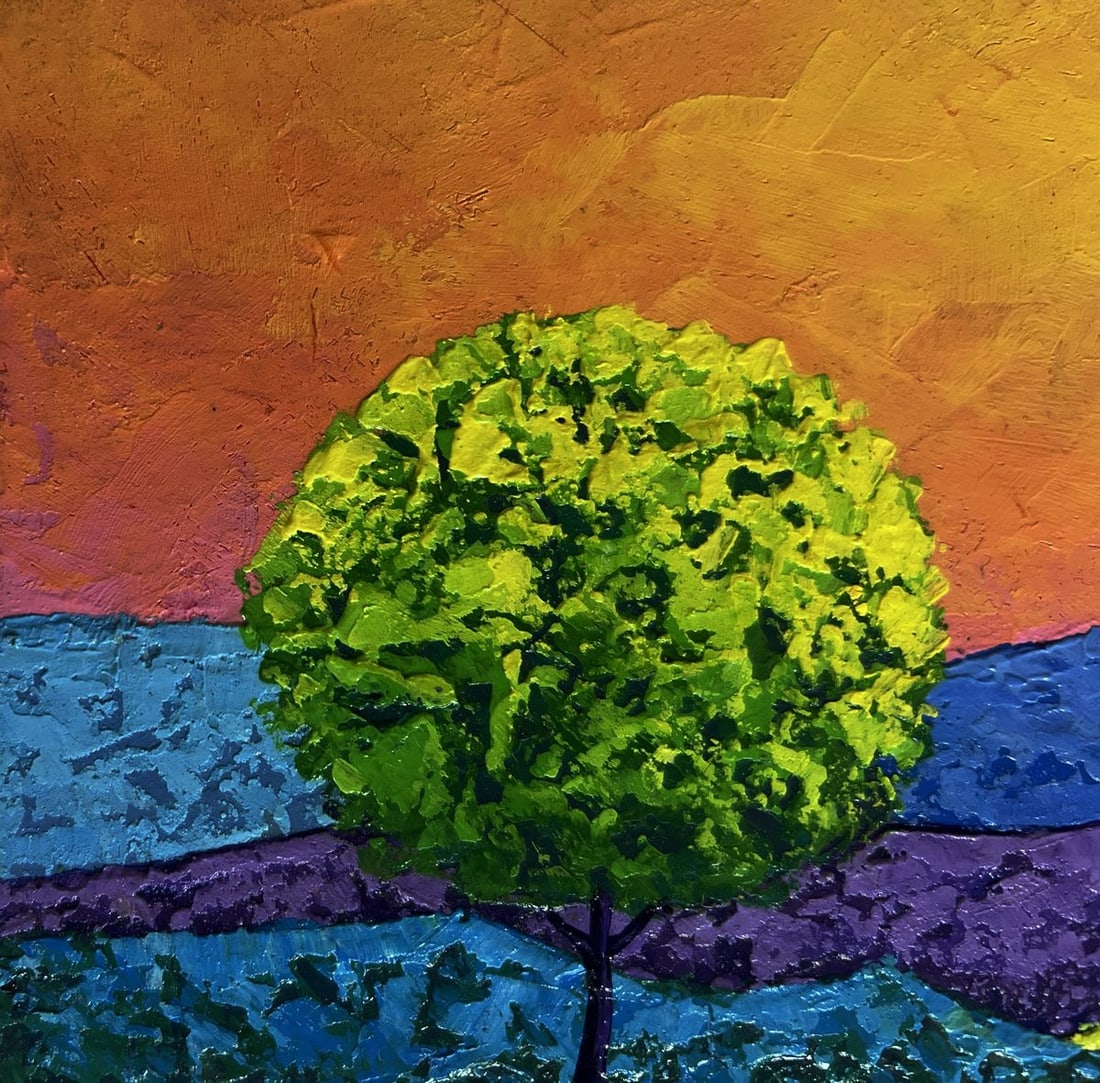 Oil painting Romantic flaming evening V. Zadorozhnya - 4
