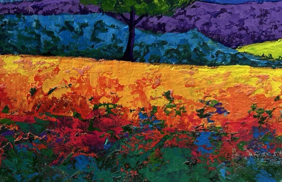 Oil painting Romantic flaming evening V. Zadorozhnya - 5